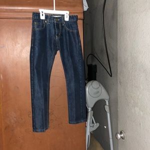 Levi’s 511 slim pants for boys with faux button and adjustable waist